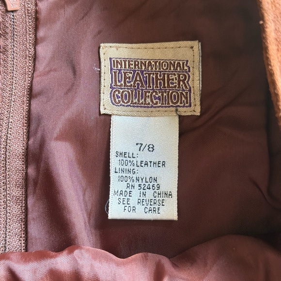 Vintage Leather Skirt - Picture 2 of 3